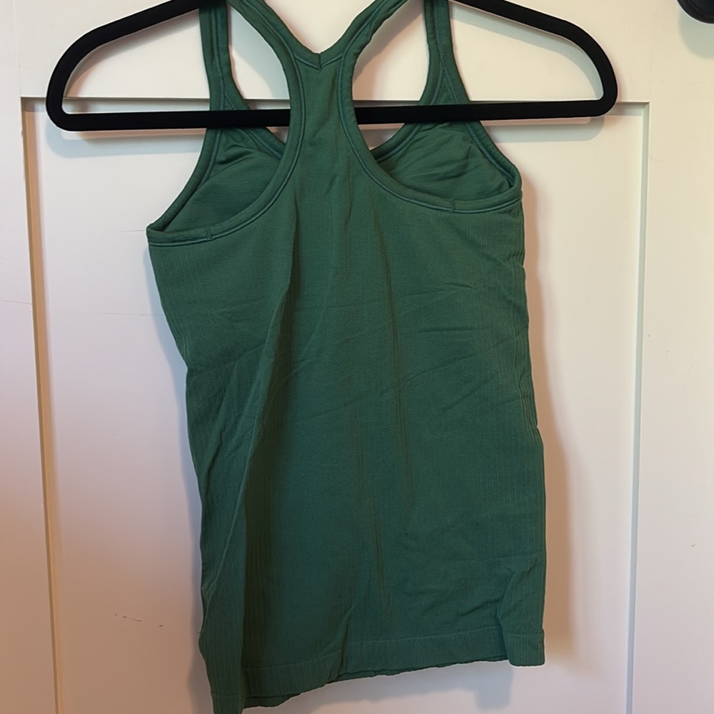 Green Racerback Tank Top - Picture 2 of 2